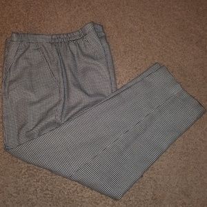 Houndstooth trousers
